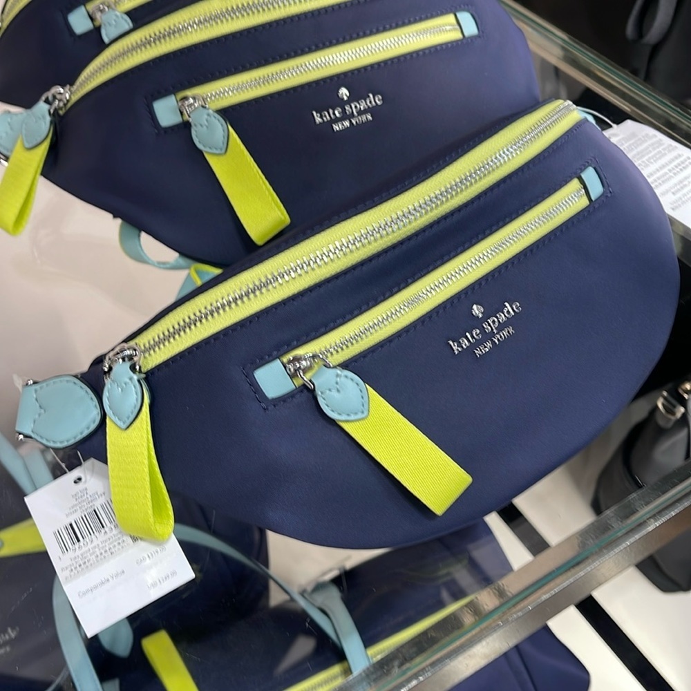 Kate Spade Chelsea Colorblock Belt Waist Bag Fanny Pack
Blazer Blue Multi
NWT